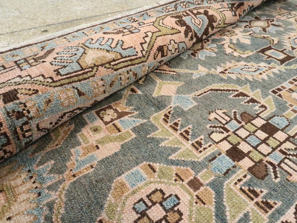 Vintage Persian Malayer Accent Rug, No.28611 - Galerie Shabab