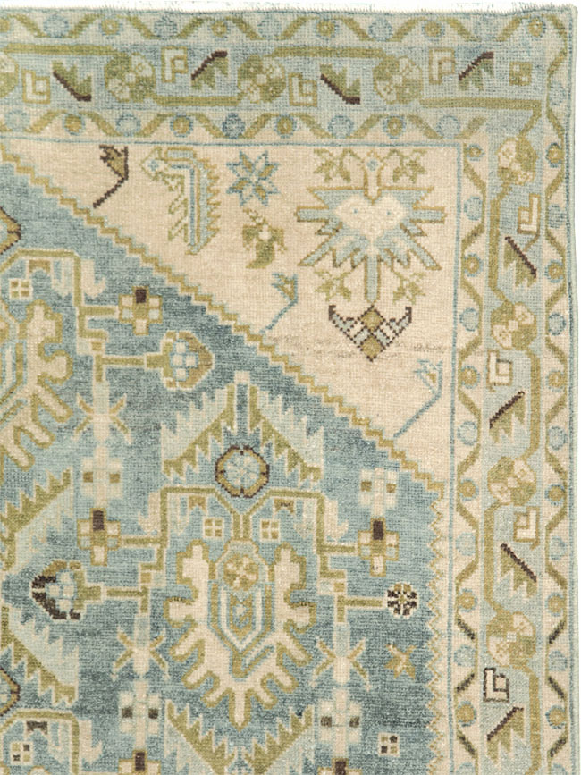 Vintage Persian Malayer Accent Rug, No.28613 - Galerie Shabab