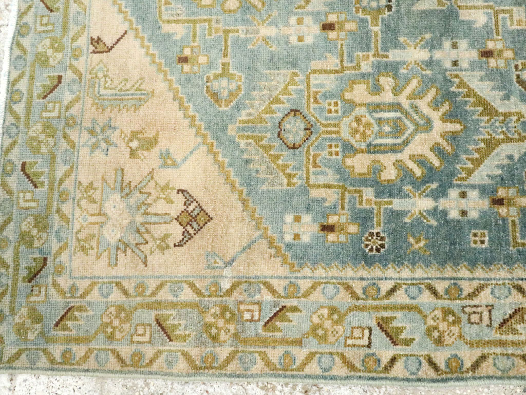 Vintage Persian Malayer Accent Rug, No.28613 - Galerie Shabab