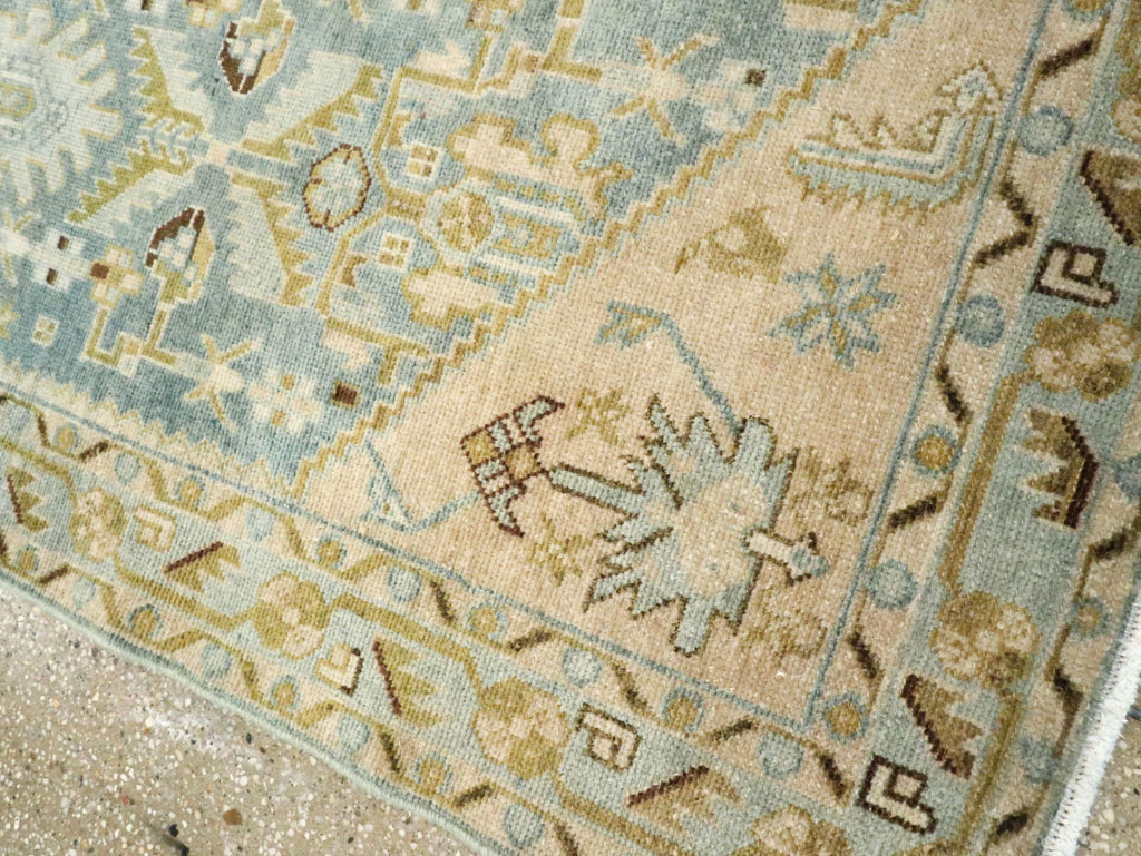 Vintage Persian Malayer Accent Rug, No.28613 - Galerie Shabab