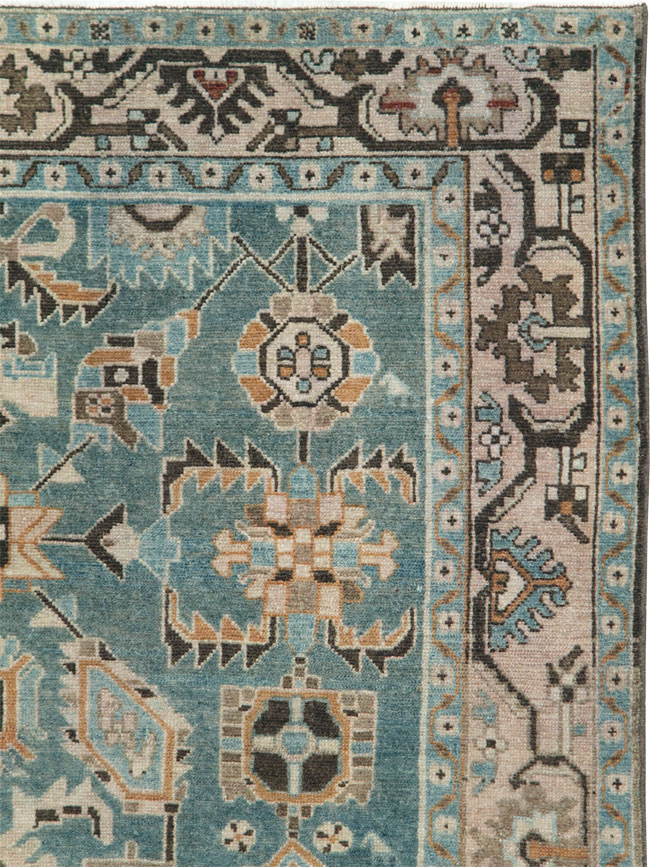 Vintage Persian Malayer Accent Rug, No.28615 - Galerie Shabab