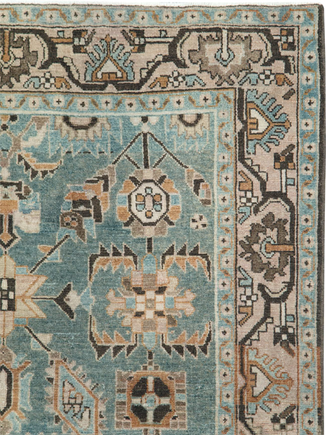 Vintage Persian Malayer Accent Rug, No.28615 - Galerie Shabab