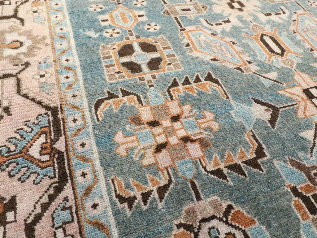 Vintage Persian Malayer Accent Rug, No.28615 - Galerie Shabab