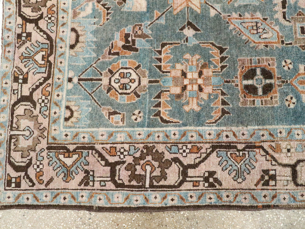 Vintage Persian Malayer Accent Rug, No.28615 - Galerie Shabab