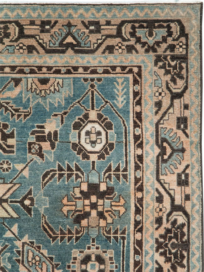 Vintage Persian Malayer Accent Rug, No.28616 - Galerie Shabab