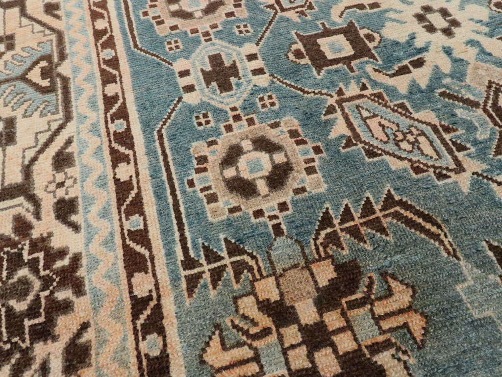 Vintage Persian Malayer Accent Rug, No.28616 - Galerie Shabab