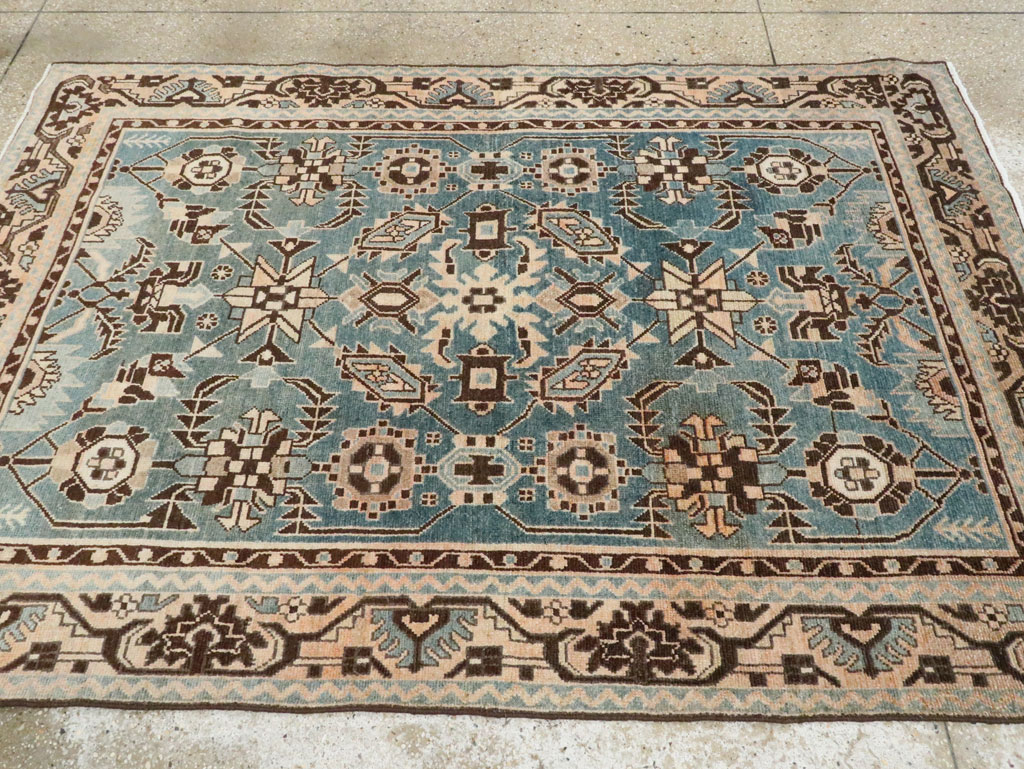 Vintage Persian Malayer Accent Rug, No.28616 - Galerie Shabab