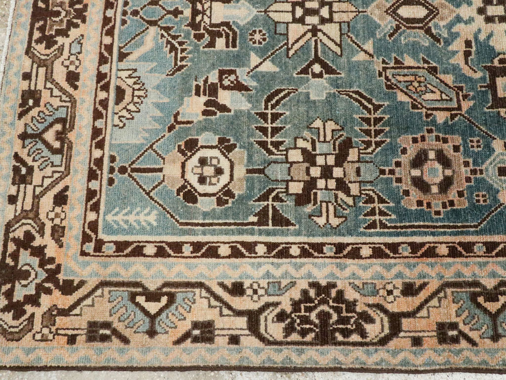 Vintage Persian Malayer Accent Rug, No.28616 - Galerie Shabab