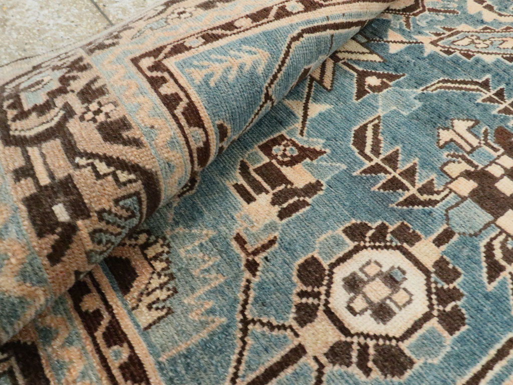 Vintage Persian Malayer Accent Rug, No.28616 - Galerie Shabab