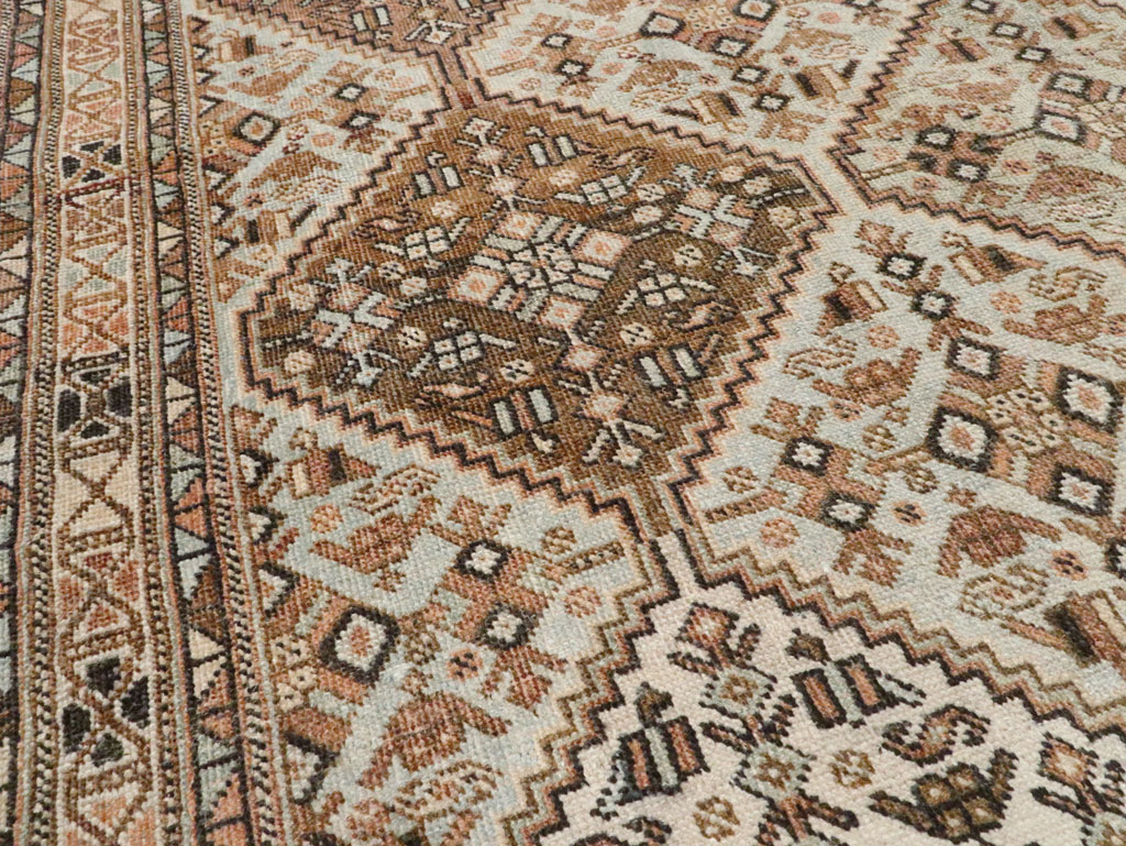 Antique Persian Afshar Accent Rug, No.28618 - Galerie Shabab