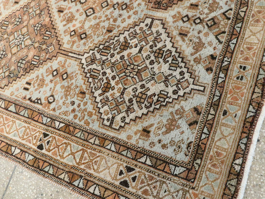 Antique Persian Afshar Accent Rug, No.28618 - Galerie Shabab
