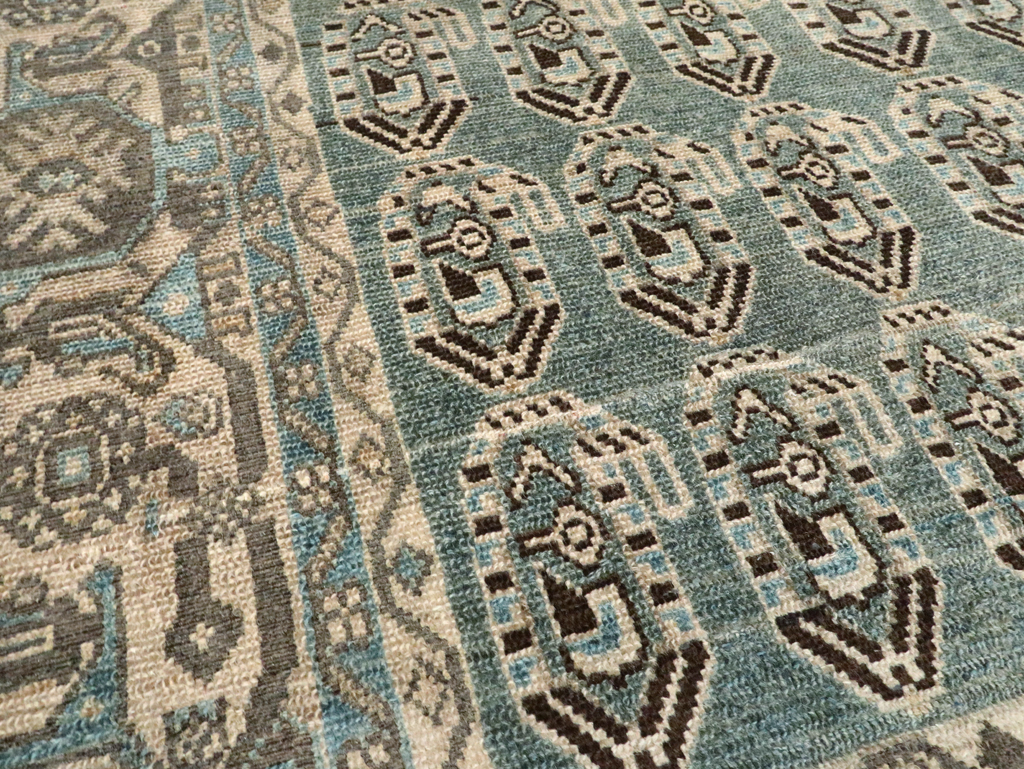 Vintage Persian Malayer Accent Rug, No.28621 - Galerie Shabab