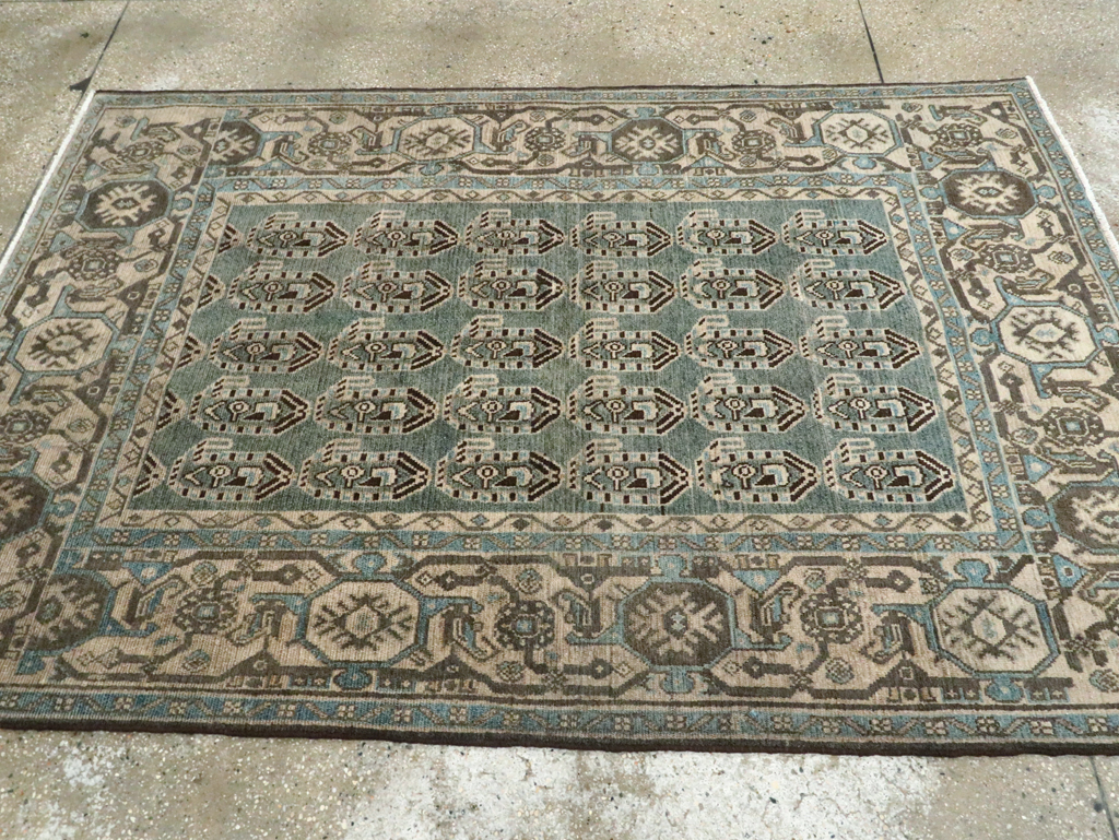Vintage Persian Malayer Accent Rug, No.28621 - Galerie Shabab