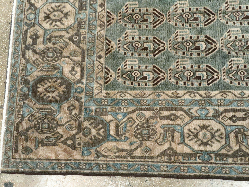 Vintage Persian Malayer Accent Rug, No.28621 - Galerie Shabab