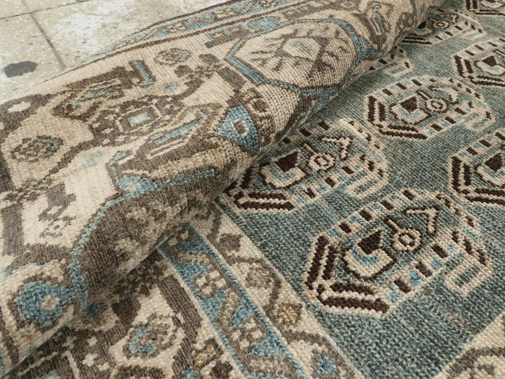 Vintage Persian Malayer Accent Rug, No.28621 - Galerie Shabab