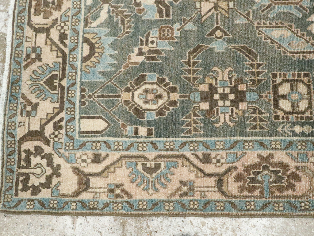 Vintage Persian Malayer Accent Rug, No.28624 - Galerie Shabab