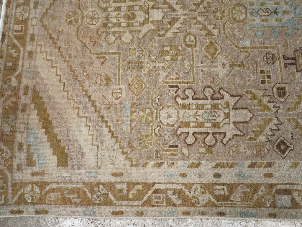 Vintage Persian Malayer Accent Rug, No.28625 - Galerie Shabab