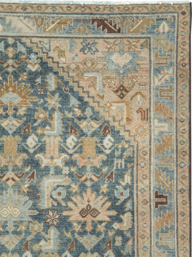 Vintage Persian Malayer Accent Rug, No.28626 - Galerie Shabab