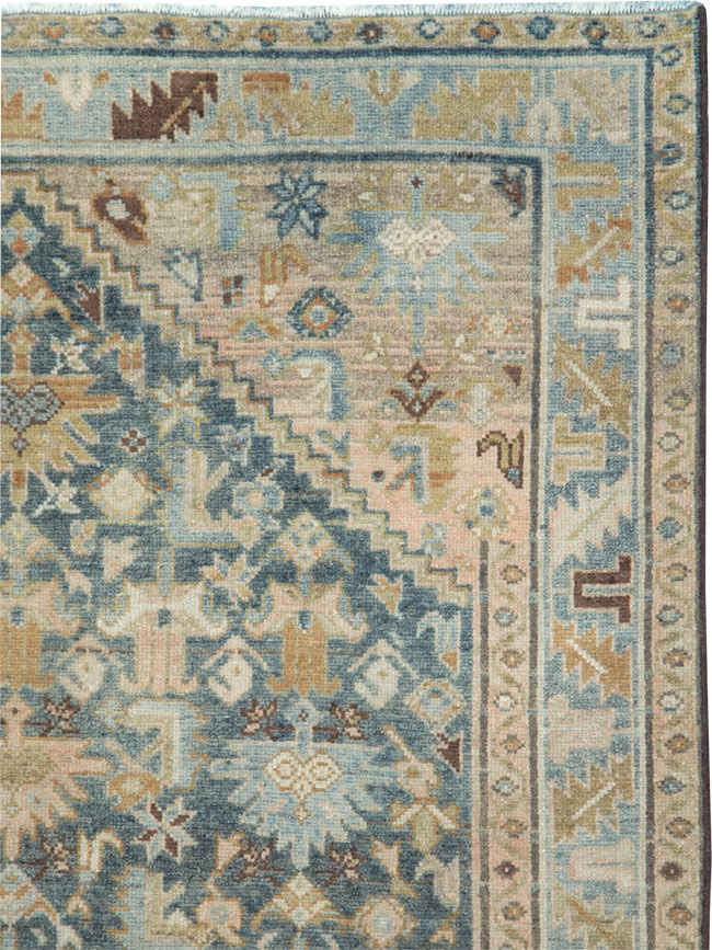 Vintage Persian Malayer Accent Rug, No.28626 - Galerie Shabab