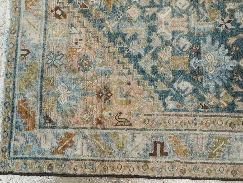 Vintage Persian Malayer Accent Rug, No.28626 - Galerie Shabab