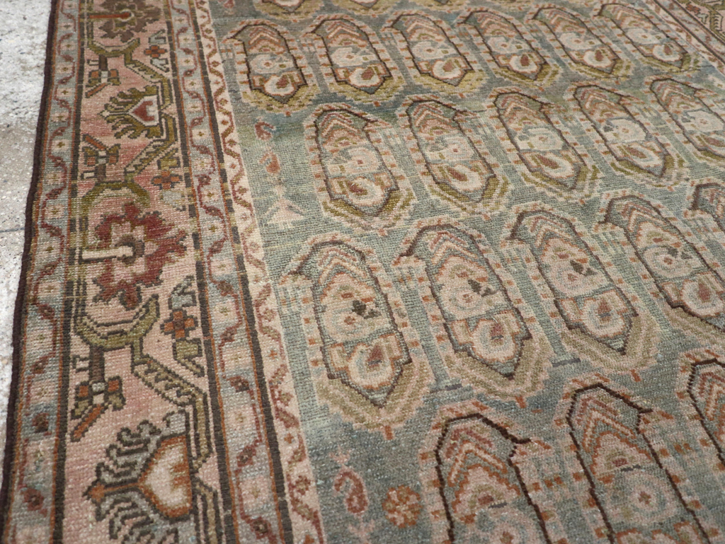 Vintage Persian Malayer Accent Rug, No.28627 - Galerie Shabab