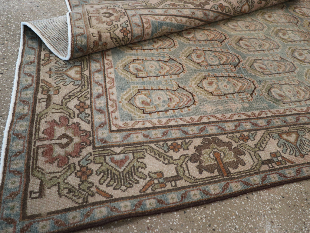 Vintage Persian Malayer Accent Rug, No.28627 - Galerie Shabab