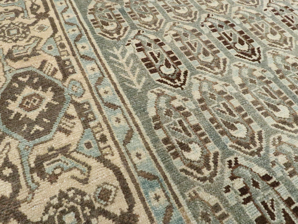 Vintage Persian Malayer Accent Rug, No.28629 - Galerie Shabab