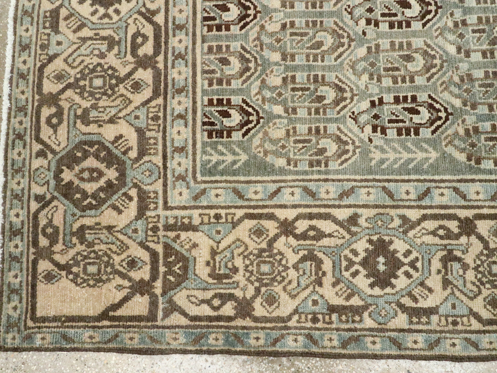 Vintage Persian Malayer Accent Rug, No.28629 - Galerie Shabab