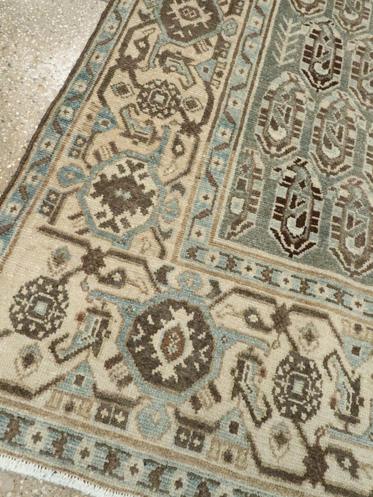 Vintage Persian Malayer Accent Rug, No.28629 - Galerie Shabab