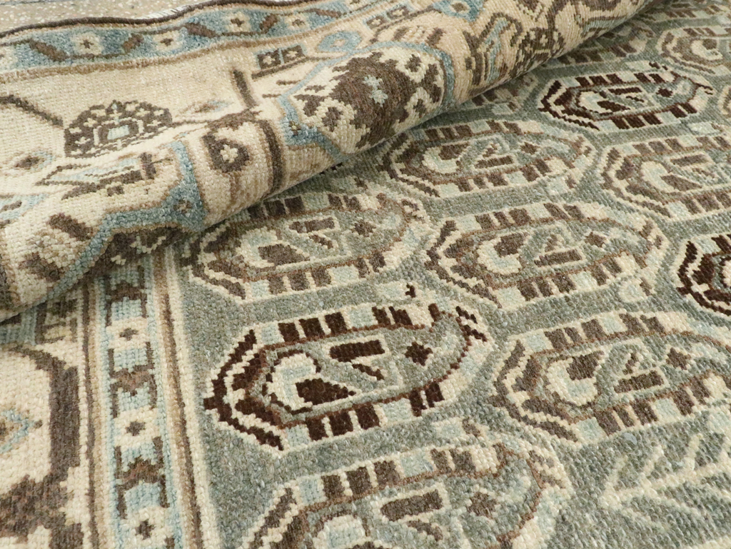 Vintage Persian Malayer Accent Rug, No.28629 - Galerie Shabab