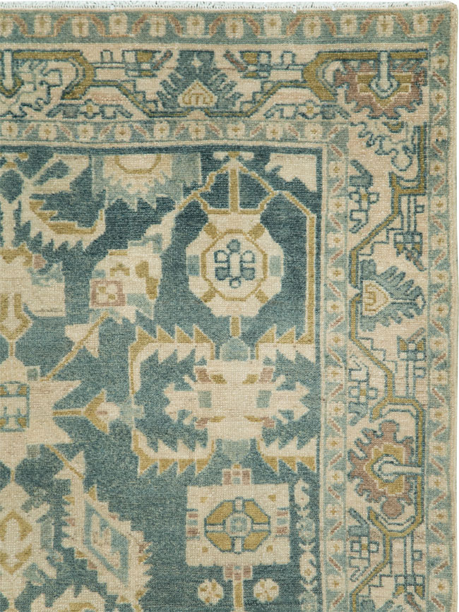 Vintage Persian Malayer Accent Rug, No.28630 - Galerie Shabab
