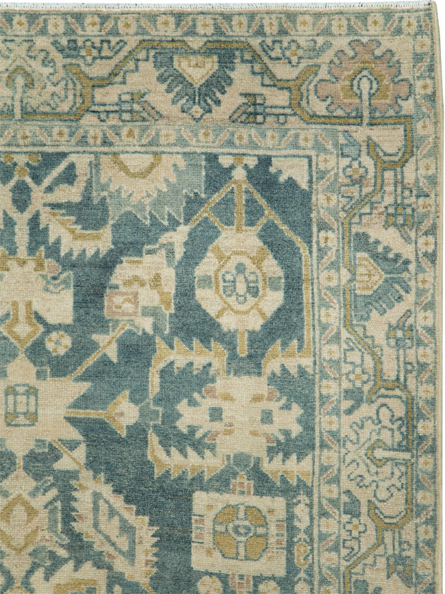 Vintage Persian Malayer Accent Rug, No.28630 - Galerie Shabab
