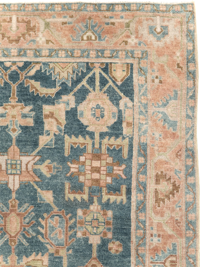 Vintage Persian Malayer Accent Rug, No.28631 - Galerie Shabab