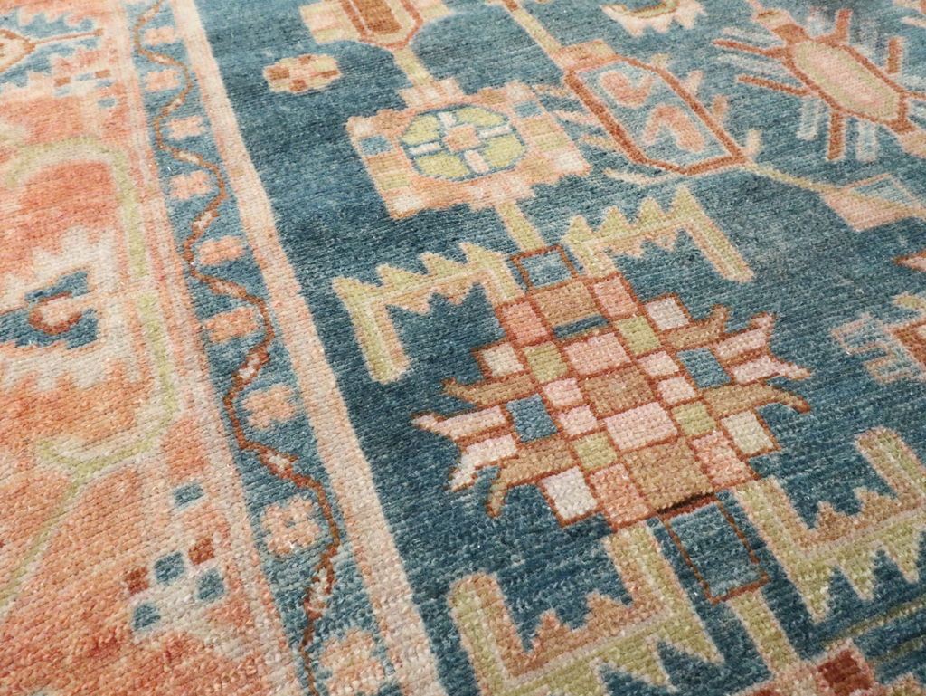 Vintage Persian Malayer Accent Rug, No.28631 - Galerie Shabab