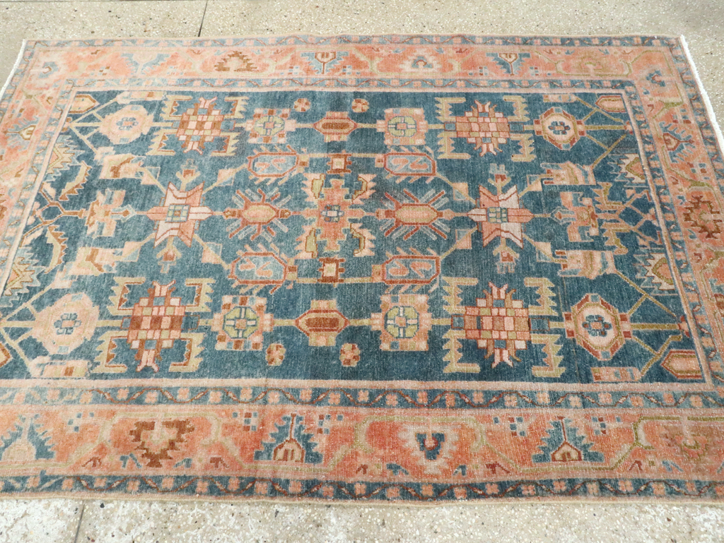 Vintage Persian Malayer Accent Rug, No.28631 - Galerie Shabab