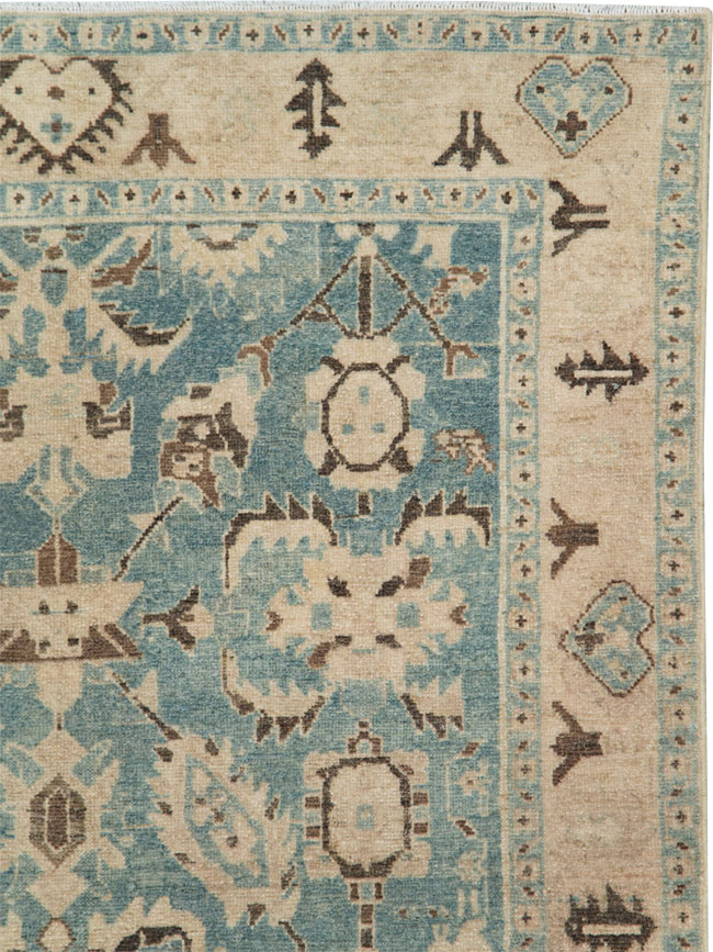 Vintage Persian Malayer Accent Rug, No.28632 - Galerie Shabab