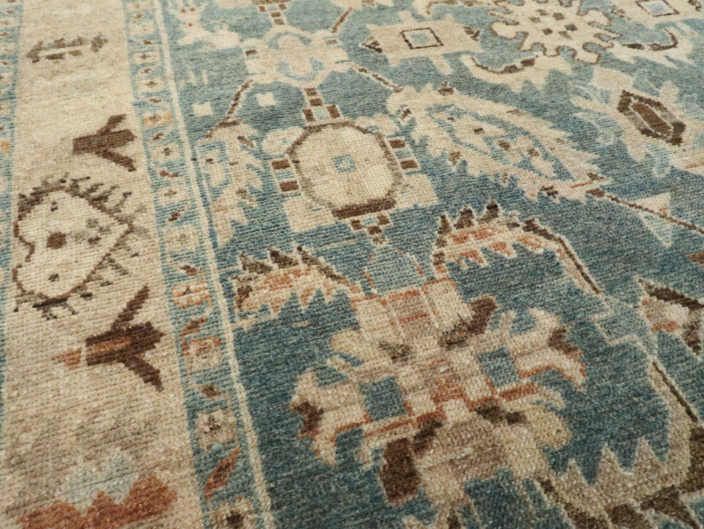 Vintage Persian Malayer Accent Rug, No.28632 - Galerie Shabab