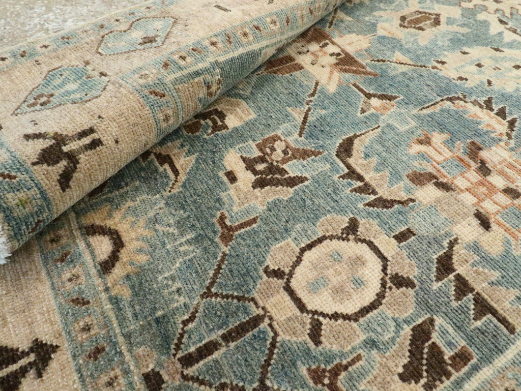 Vintage Persian Malayer Accent Rug, No.28632 - Galerie Shabab
