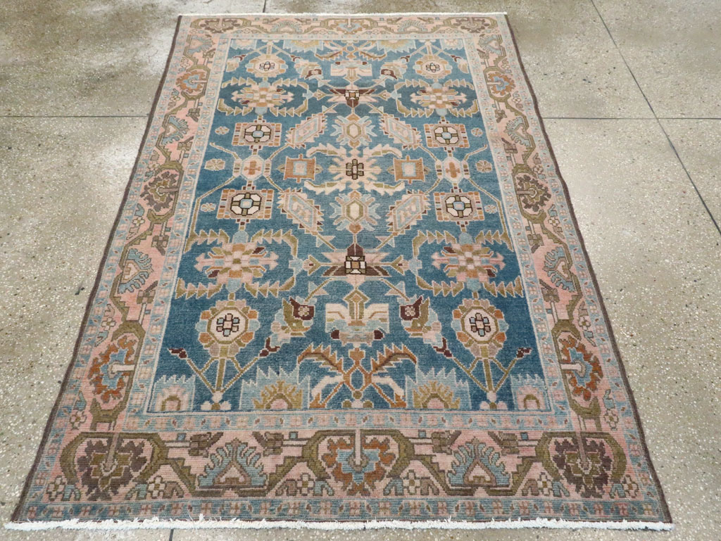 Vintage Persian Malayer Accent Rug, No.28634 - Galerie Shabab