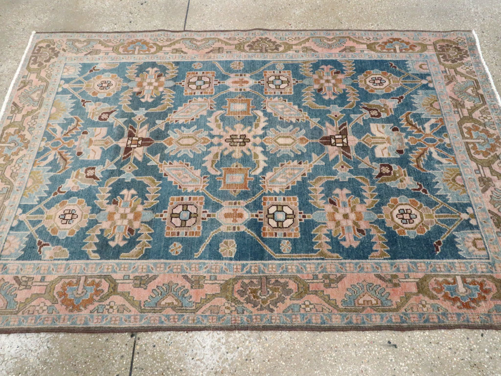 Vintage Persian Malayer Accent Rug, No.28634 - Galerie Shabab