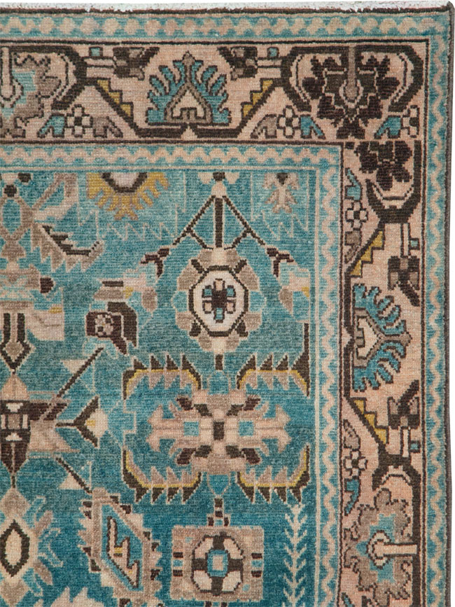 Vintage Persian Malayer Accent Rug, No.28635 - Galerie Shabab