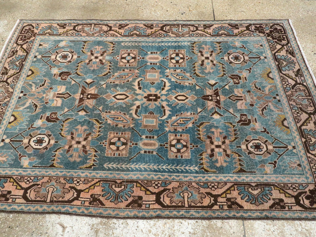 Vintage Persian Malayer Accent Rug, No.28635 - Galerie Shabab