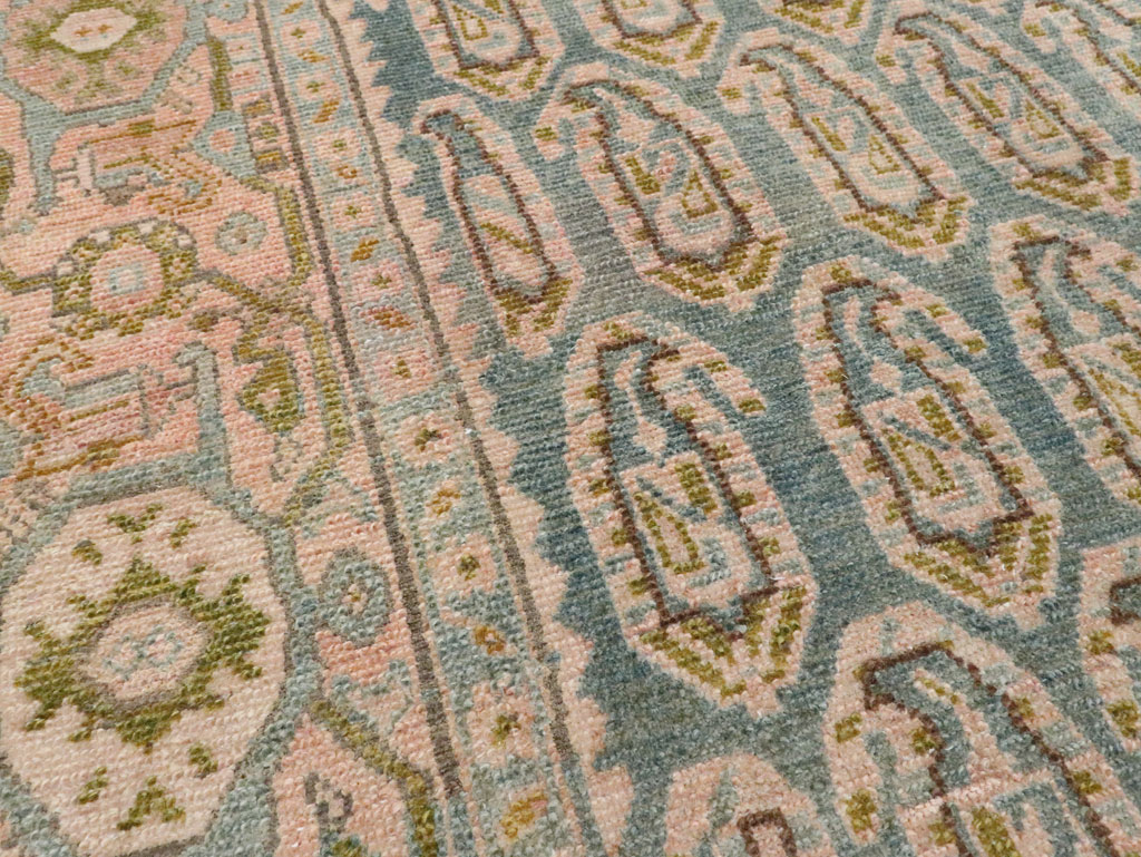 Vintage Persian Malayer Accent Rug, No.28636 - Galerie Shabab