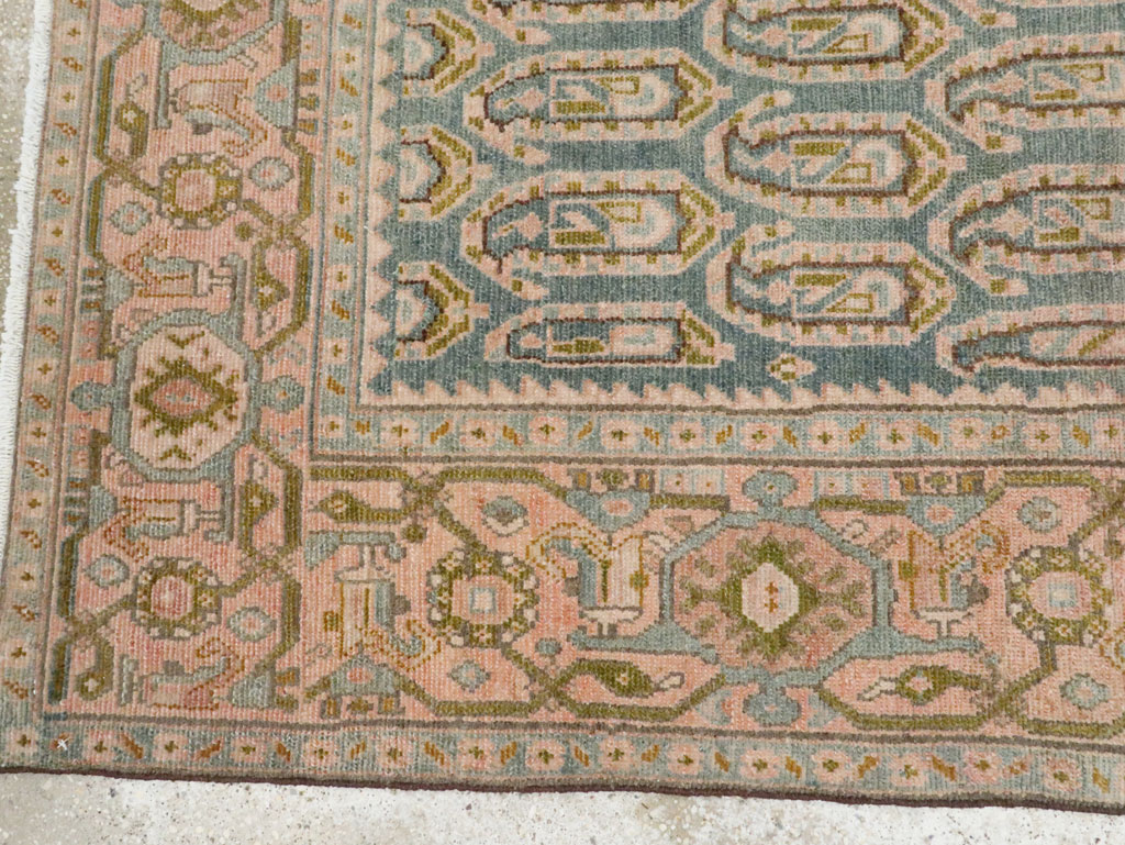 Vintage Persian Malayer Accent Rug, No.28636 - Galerie Shabab
