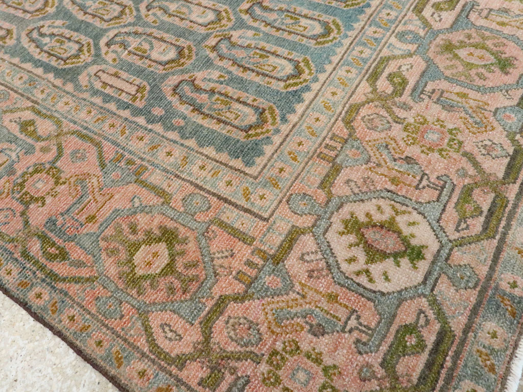 Vintage Persian Malayer Accent Rug, No.28636 - Galerie Shabab
