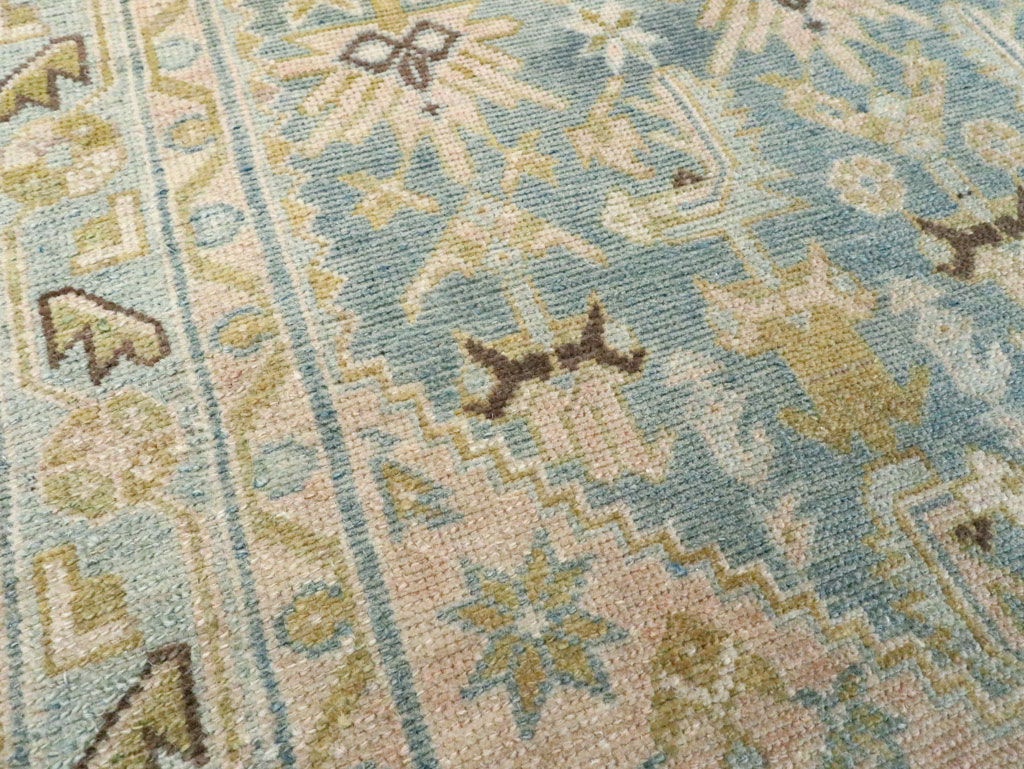 Vintage Persian Malayer Throw Rug, No.28637 - Galerie Shabab