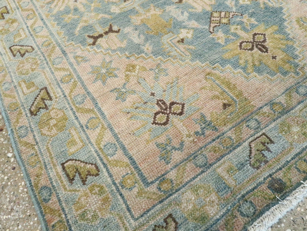 Vintage Persian Malayer Throw Rug, No.28637 - Galerie Shabab