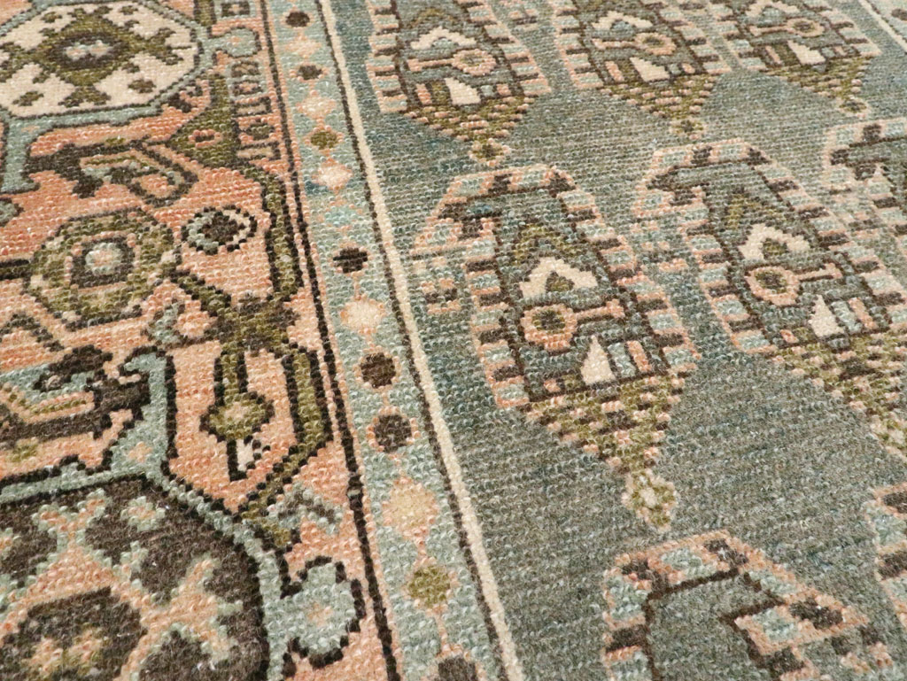 Vintage Persian Malayer Throw Rug, No.28638 - Galerie Shabab