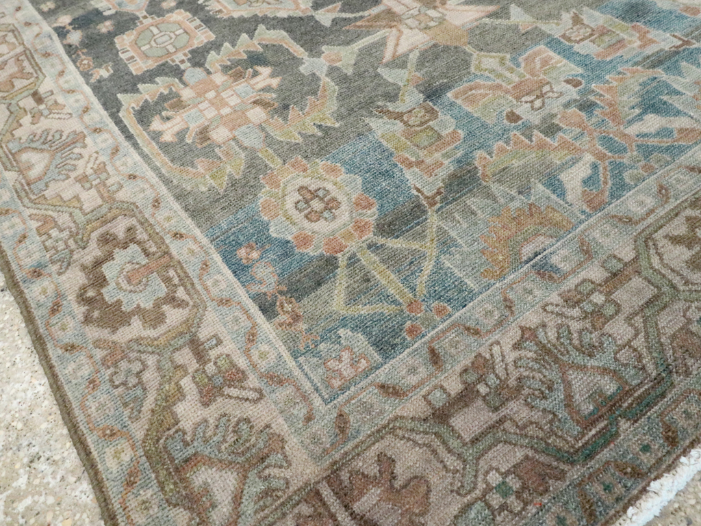 Vintage Persian Malayer Accent Rug, No.28642 - Galerie Shabab
