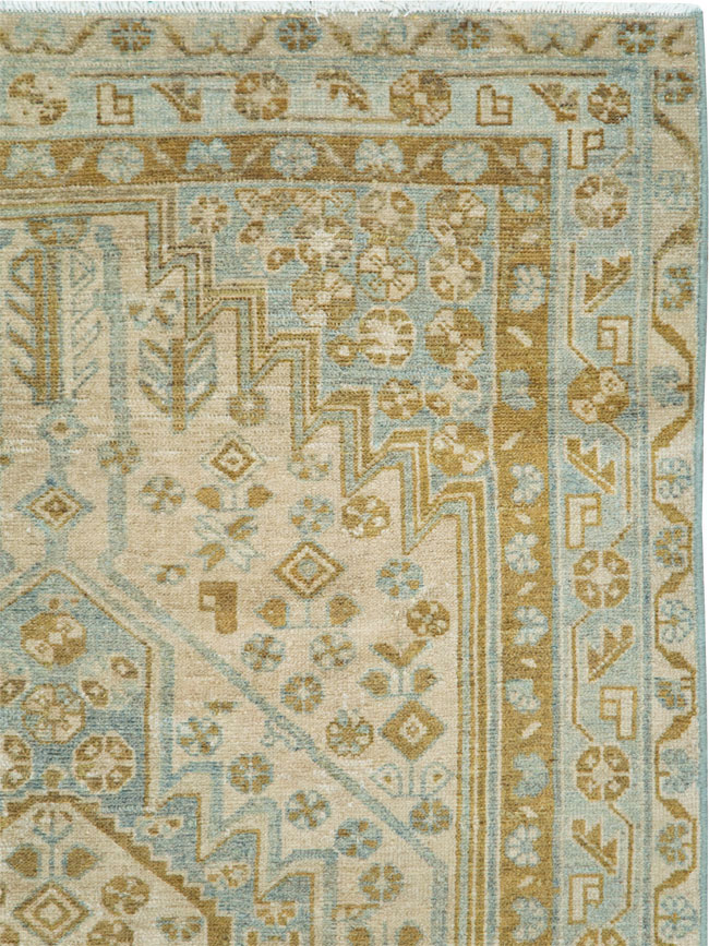 Vintage Persian Malayer Accent Rug, No.28645 - Galerie Shabab